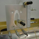 Drilling the pitot bracket to the spar & rib