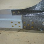 Forward splice plate riveting