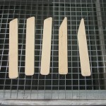 Tongue depressors modified for tooling canopy joints
