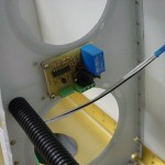 Pitot control module installed